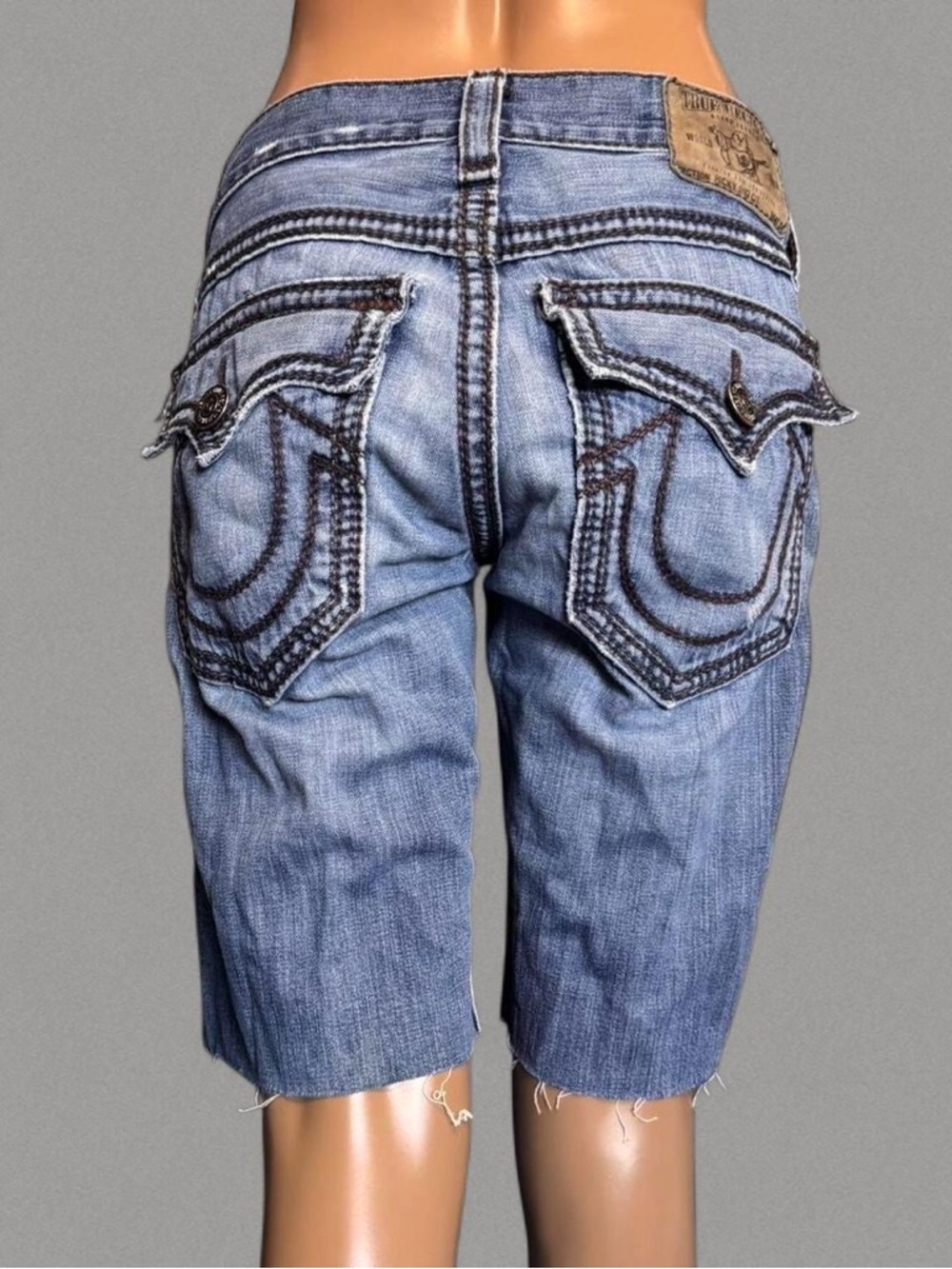 True religion cut off jean shorts, Y2K